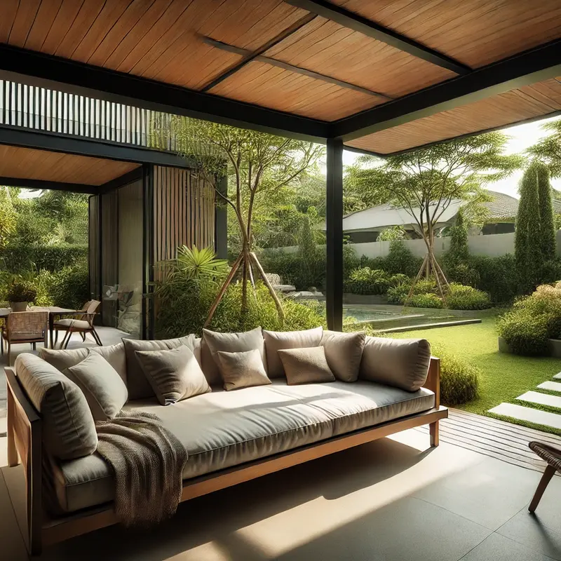 Outdoor daybed cushions
